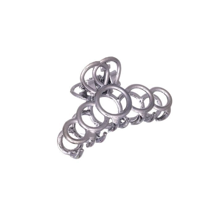 Snyggt hårspänne av metall med hajtand 4,2cm
