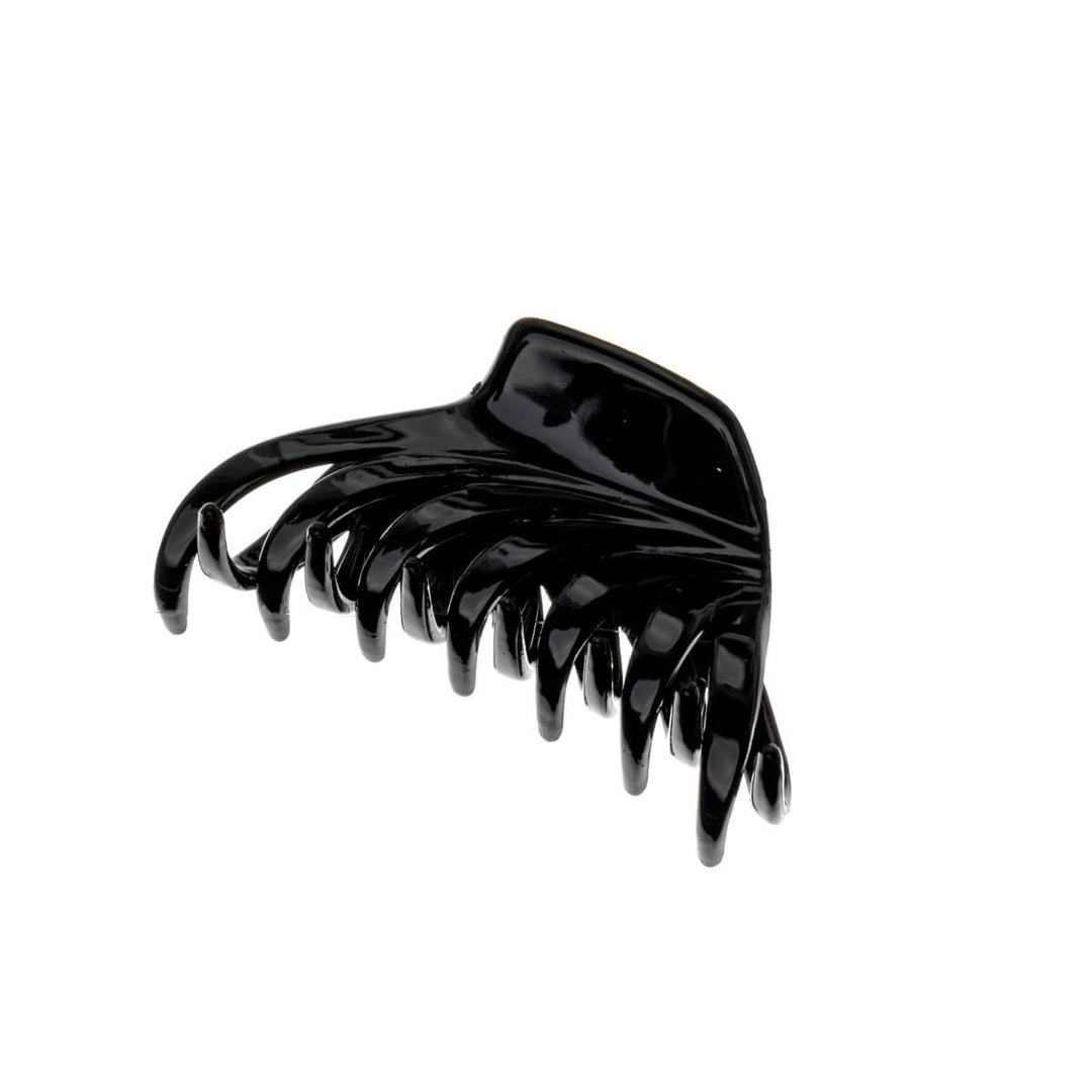 Narrow spiked shark tooth plastic hair clip 6,8cm