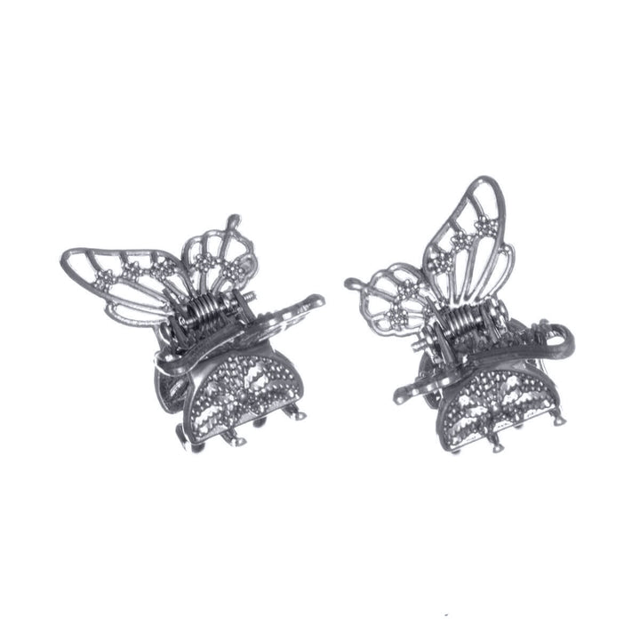 Small metal butterfly shark tooth (2pcs)