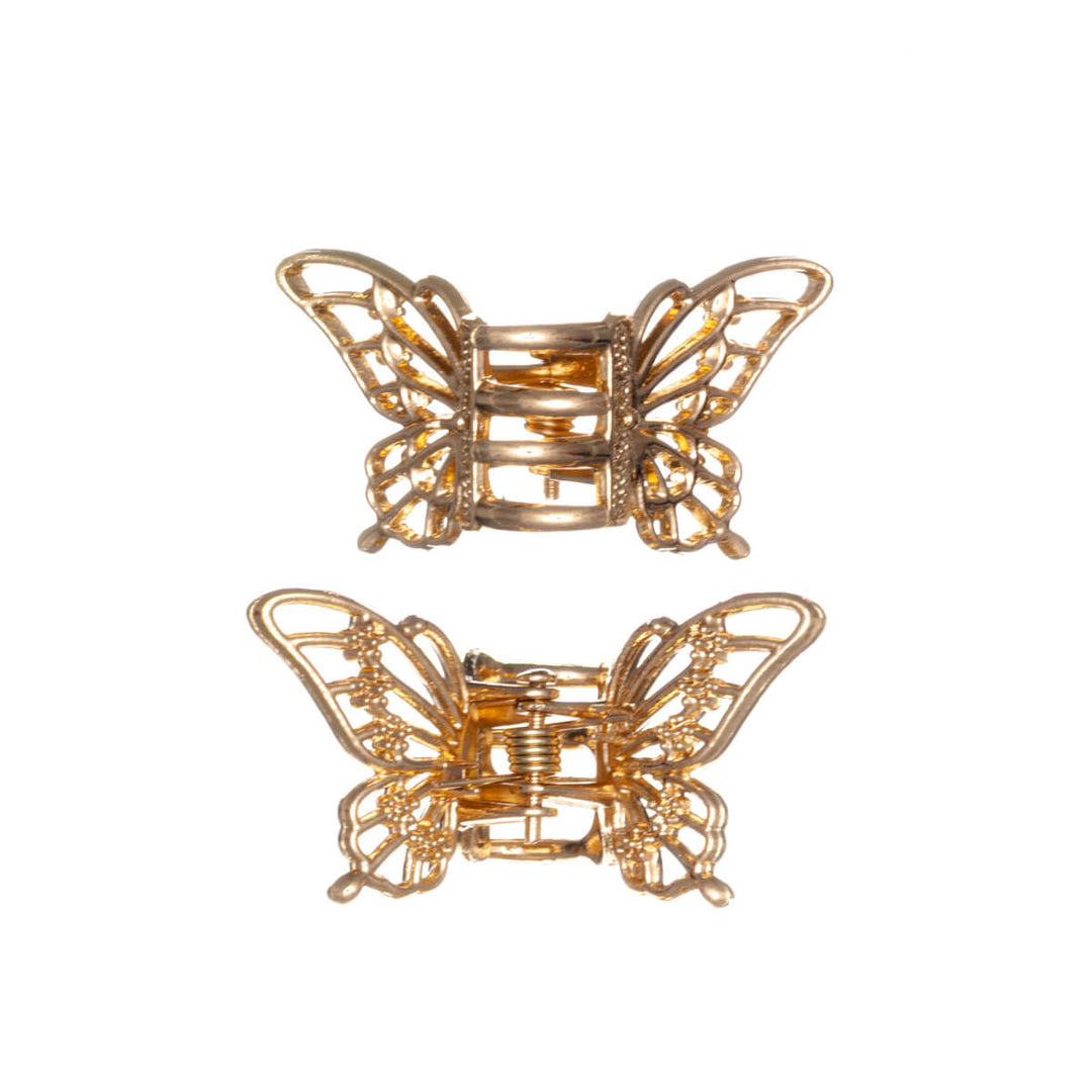 Small metal butterfly shark tooth (2pcs)