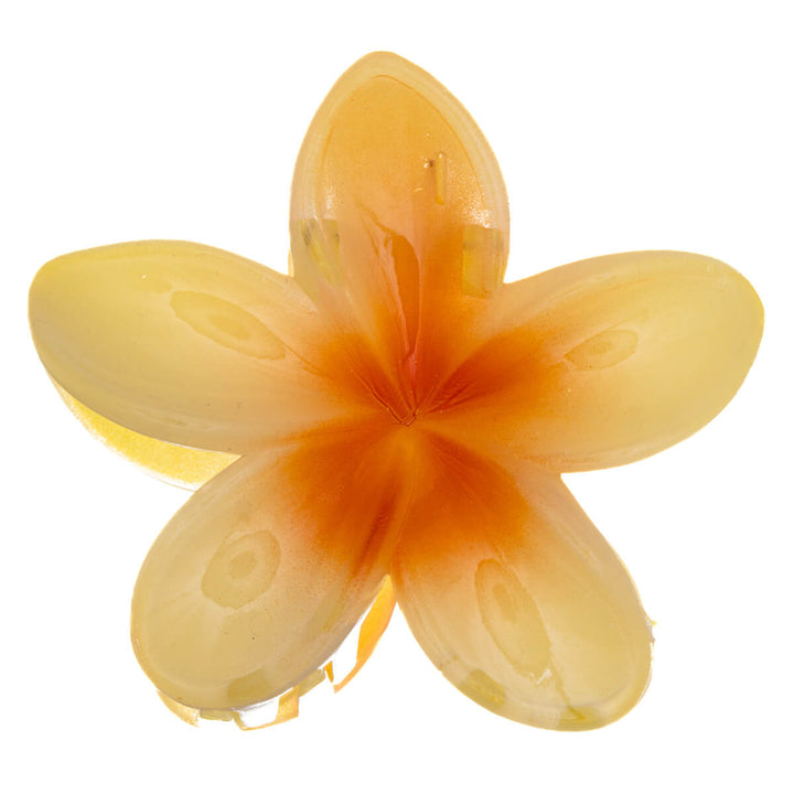 Tropisk färgglad blomma hårspänne 8cm