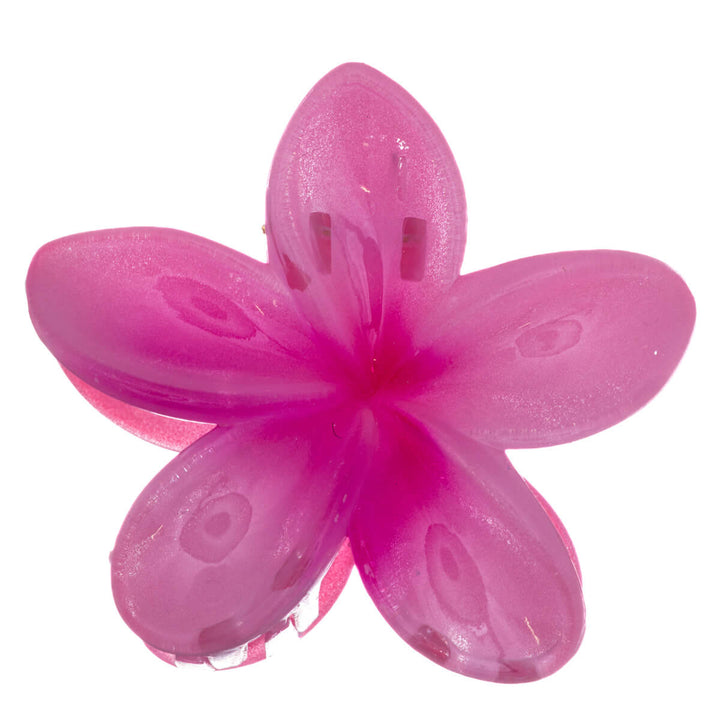 Tropisk färgglad blomma hårspänne 8cm