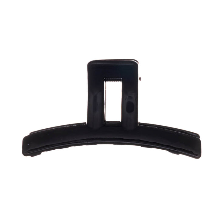 Curved shark tooth plastic hair clip 7.5cm