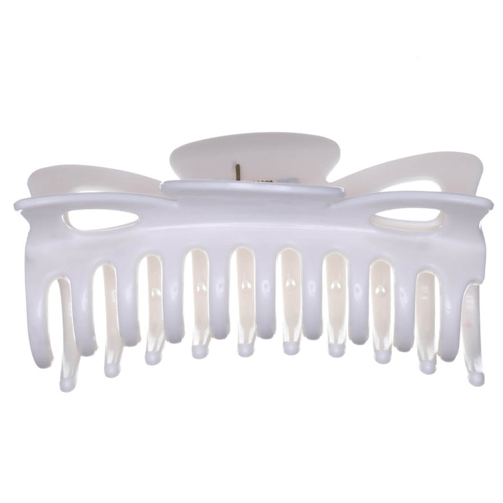 Stor hårklämma, flexibel plast hajtand, 12 cm