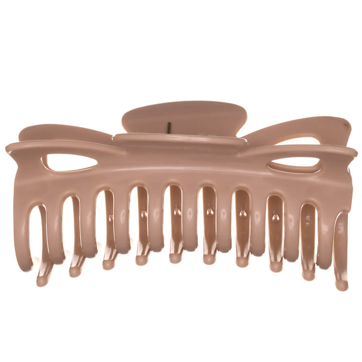 Stor hårklämma, flexibel plast hajtand, 12 cm