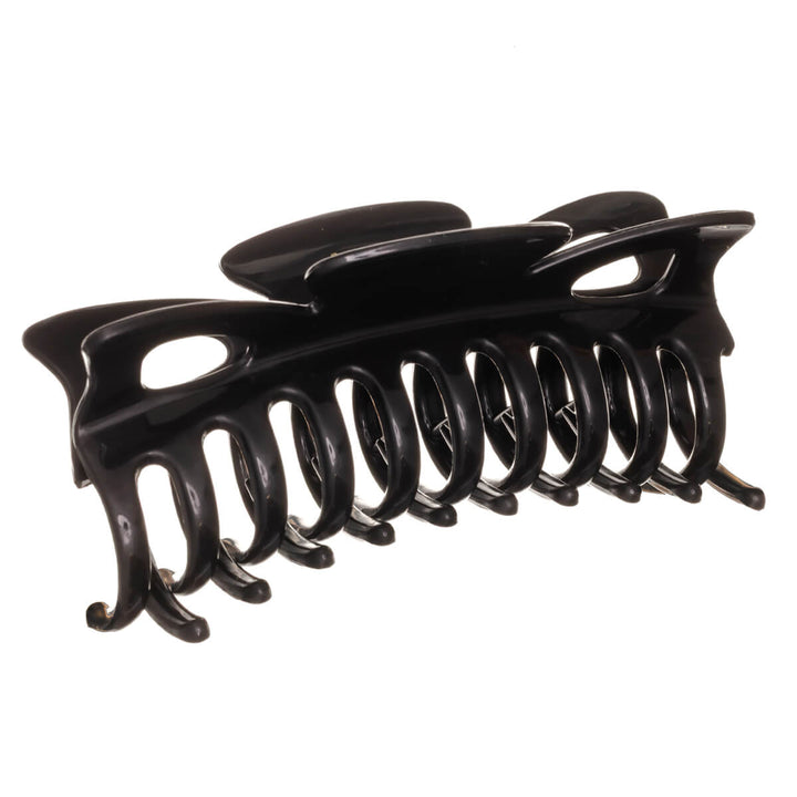 Stor hårklämma, flexibel plast hajtand, 12 cm