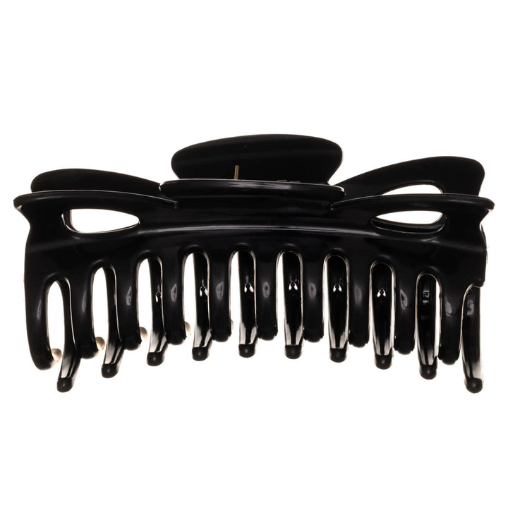 Stor hårklämma, flexibel plast hajtand, 12 cm