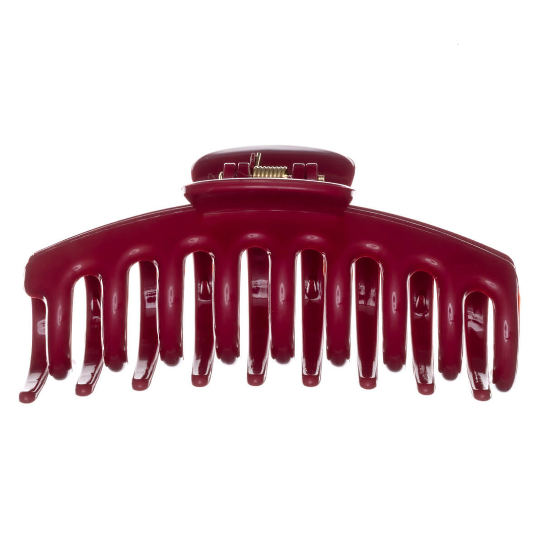 Rund hårklämma, flexibel plast hajtand, 10,5 cm