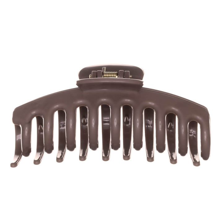 Rund hårklämma, flexibel plast hajtand, 10,5 cm