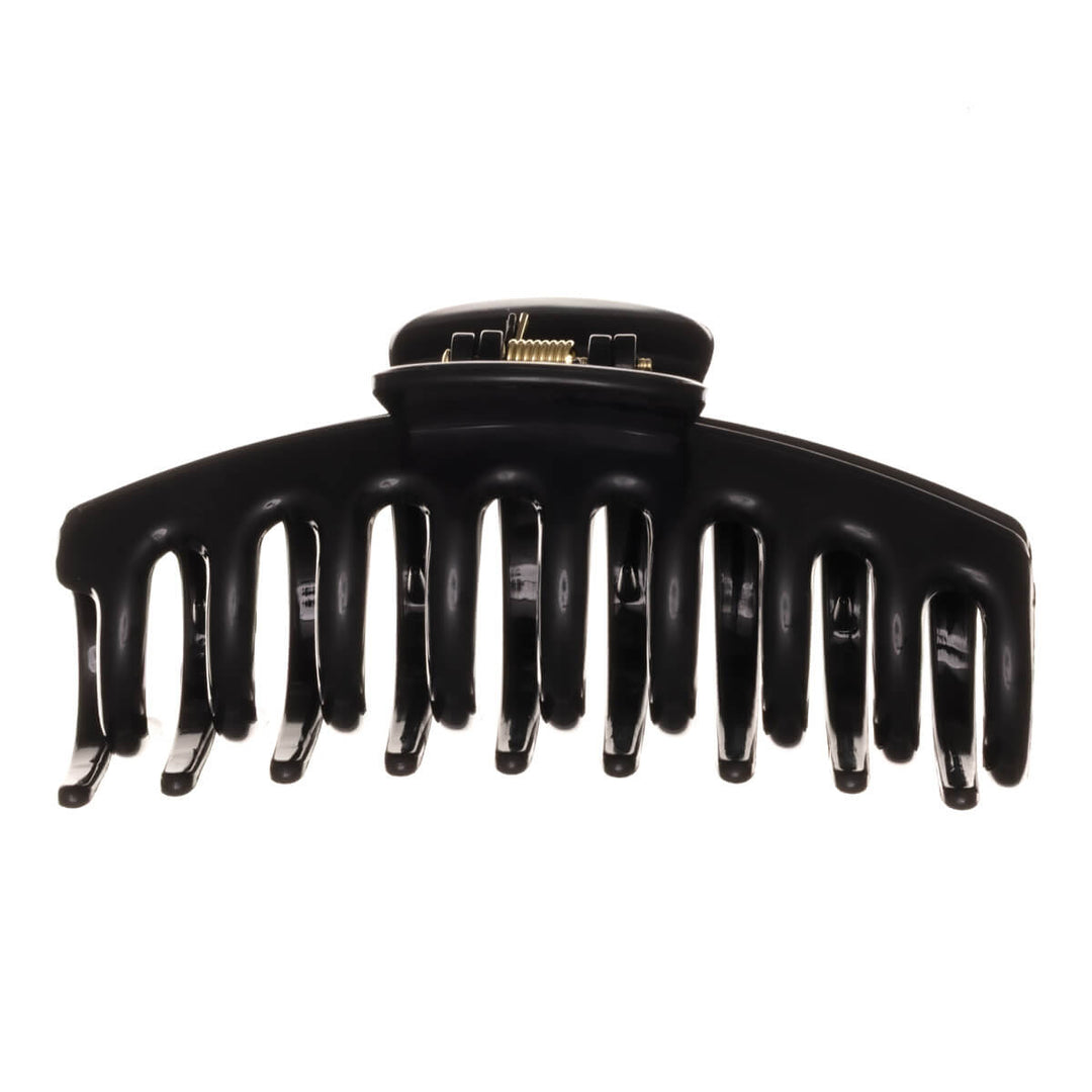 Rund hårklämma, flexibel plast hajtand, 10,5 cm