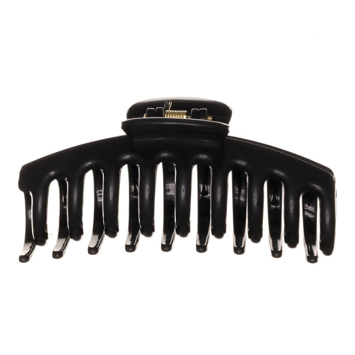 Rund hårklämma, flexibel plast hajtand, 10,5 cm