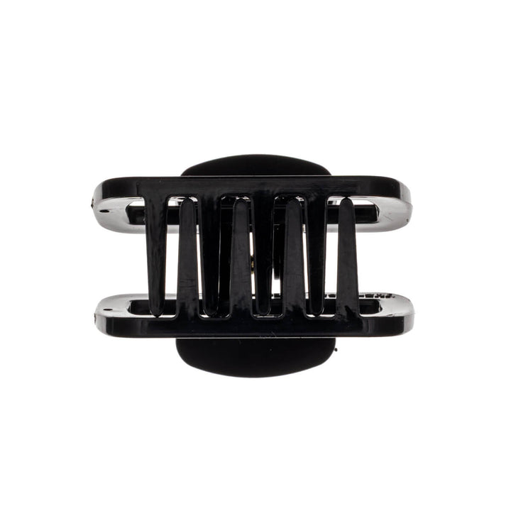 Rektangulär hårklämma, flexibel plast hajtand, 6,3 cm