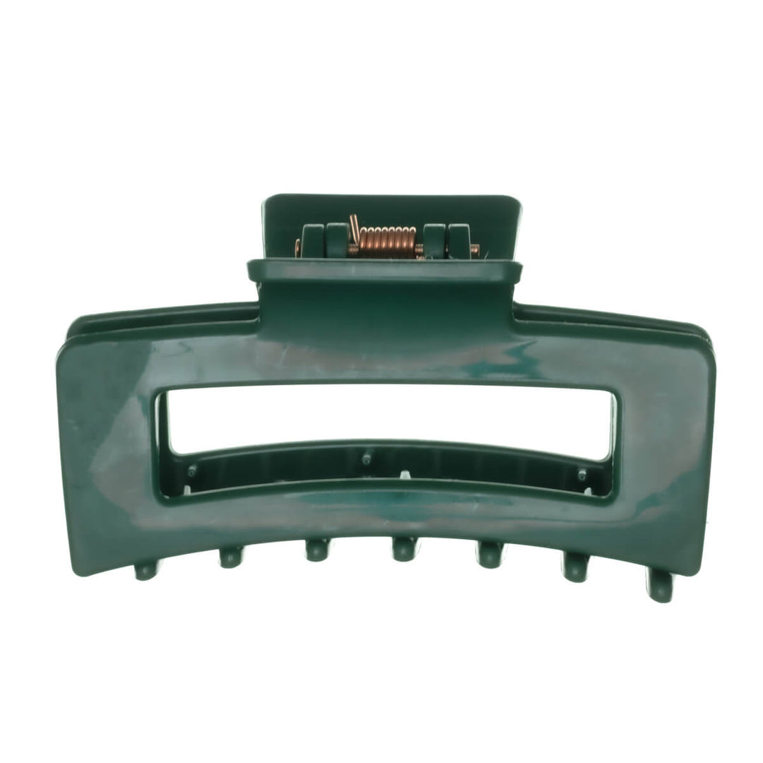 Rektangulär hårklämma, flexibel plast hajtand, 8,5 cm