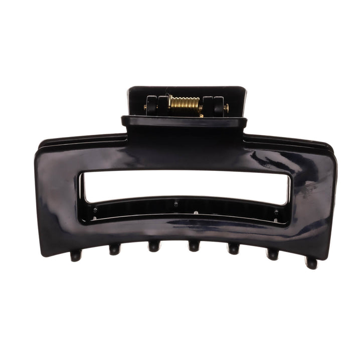 Rektangulär hårklämma, flexibel plast hajtand, 8,5 cm