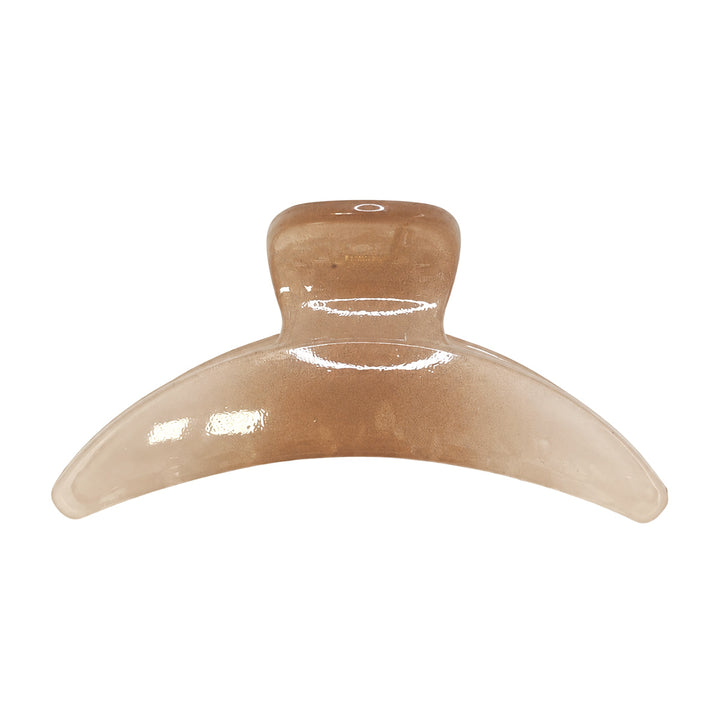 Curved, gradient-colored shark tooth hair clip, 8 cm