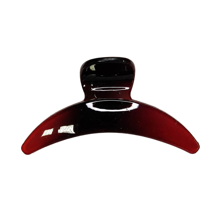 Curved, gradient-colored shark tooth hair clip, 8 cm