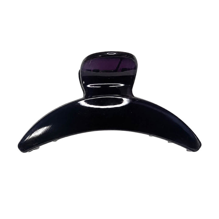 Curved, gradient-colored shark tooth hair clip, 8 cm
