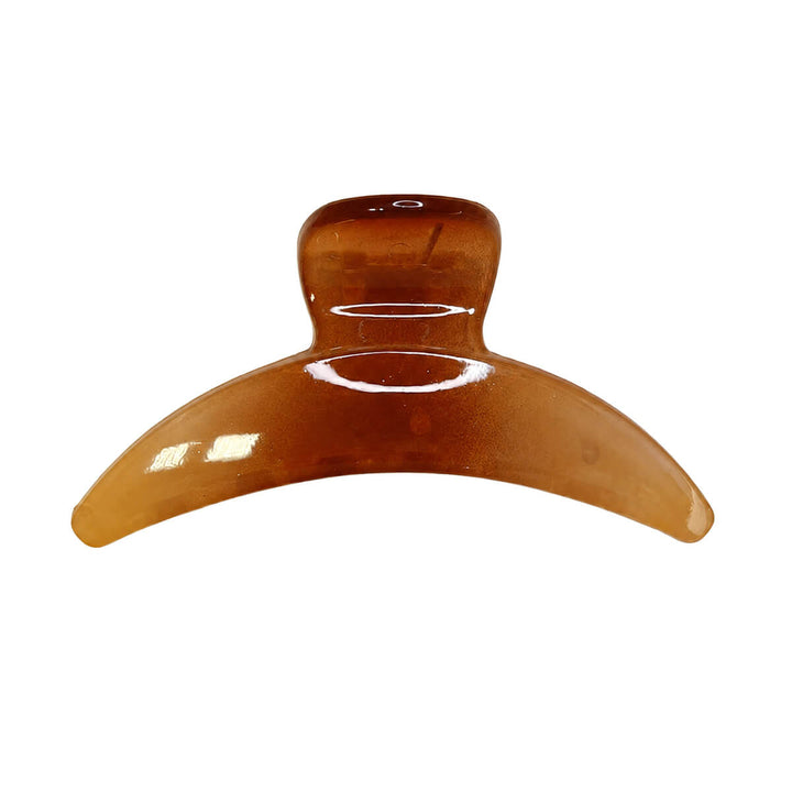 Curved, gradient-colored shark tooth hair clip, 8 cm