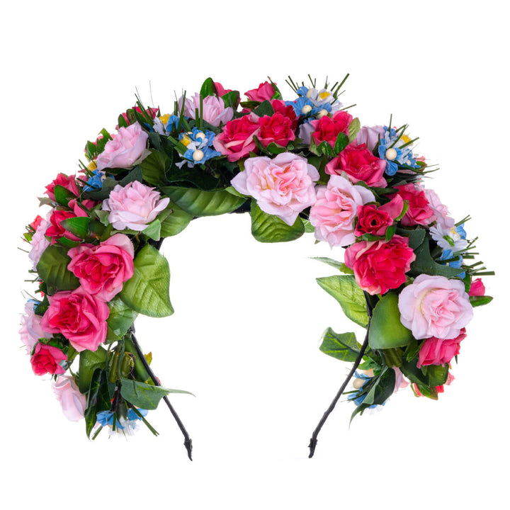 Rich flower hairband flower collar