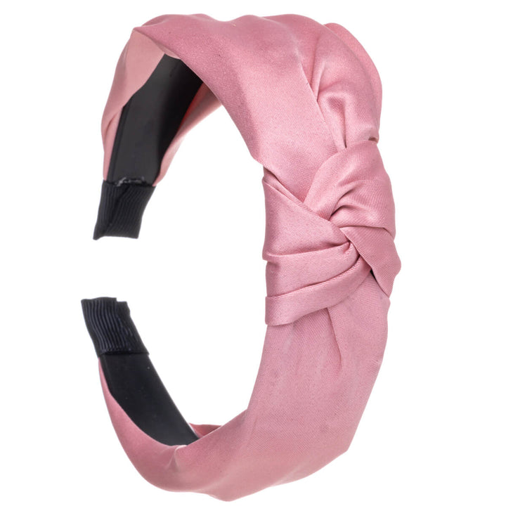 Satin hairband with knot 2,9cm