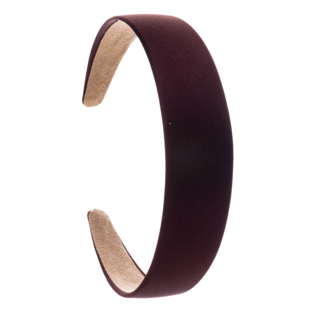 Brett hårband i satin 3cm