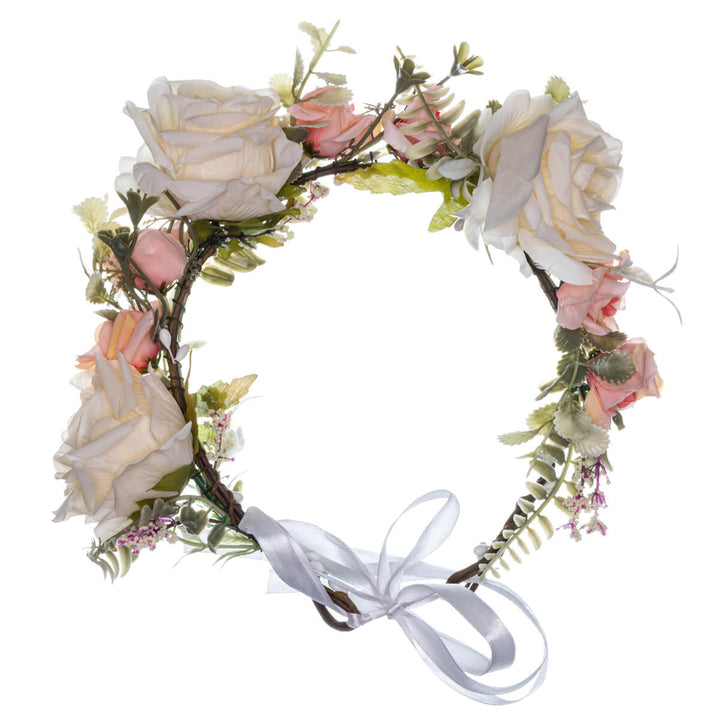 Stunning wreath for hair with roses