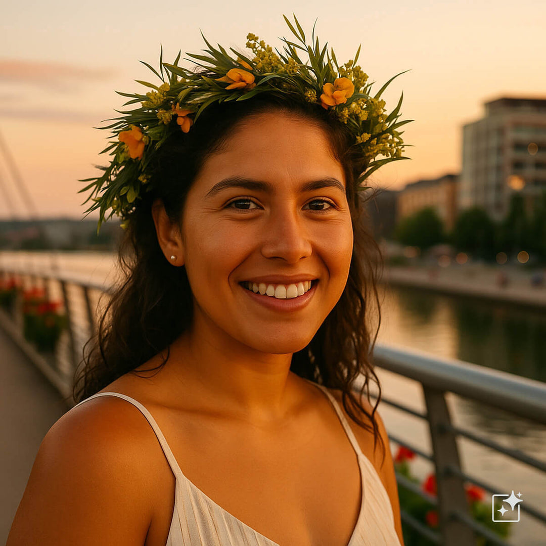 Kedonkukkia blomsterkrans