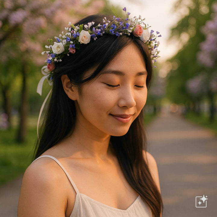 Paper Rose for the Flower Wreath