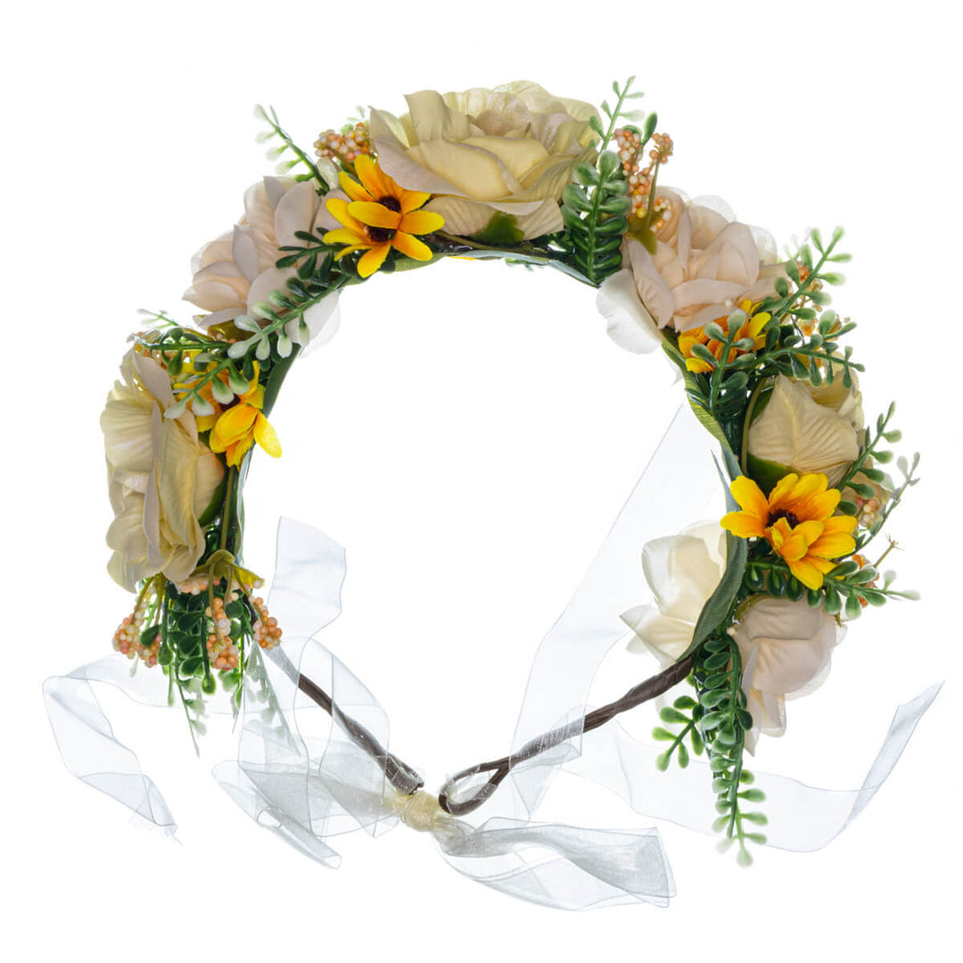 Bountiful Flower-krans med stora blommor