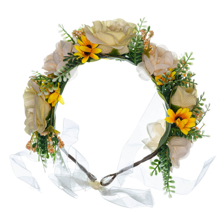 Bountiful Flower-krans med stora blommor