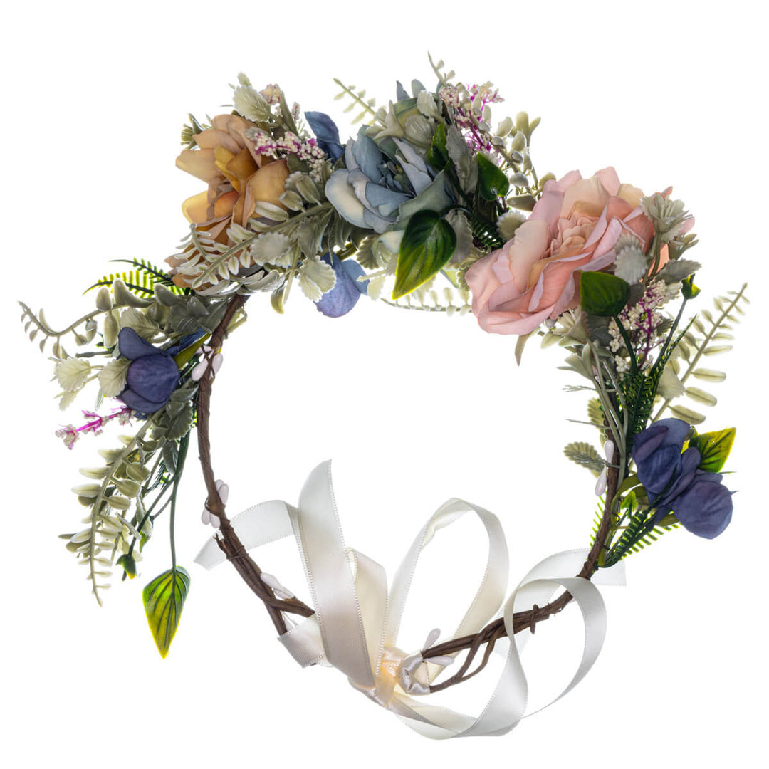 Rich Vintage Flower Wreath for Hairstyle