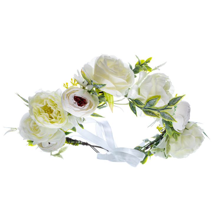 Flower Wreath of Kermanshaped Peony Roses