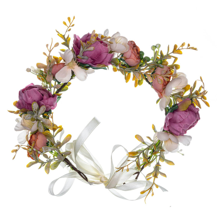 Multicoloured Flower Arrangement Flower Wreath