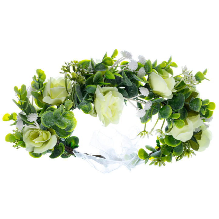 Flower Wreath of Dusky Roses