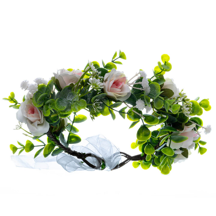 Flower Wreath of Dusky Roses