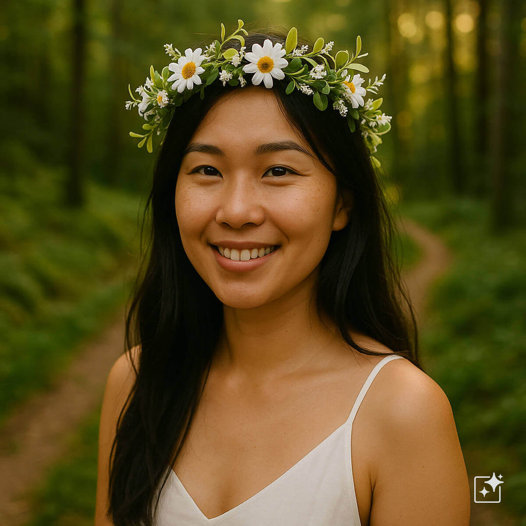 Flower wreath from Daisies