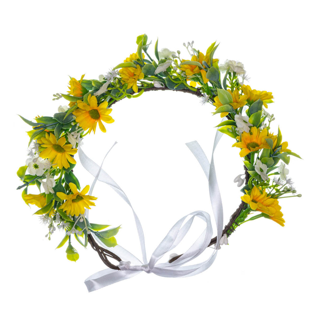 Flower Wreath of Small Sunflowers