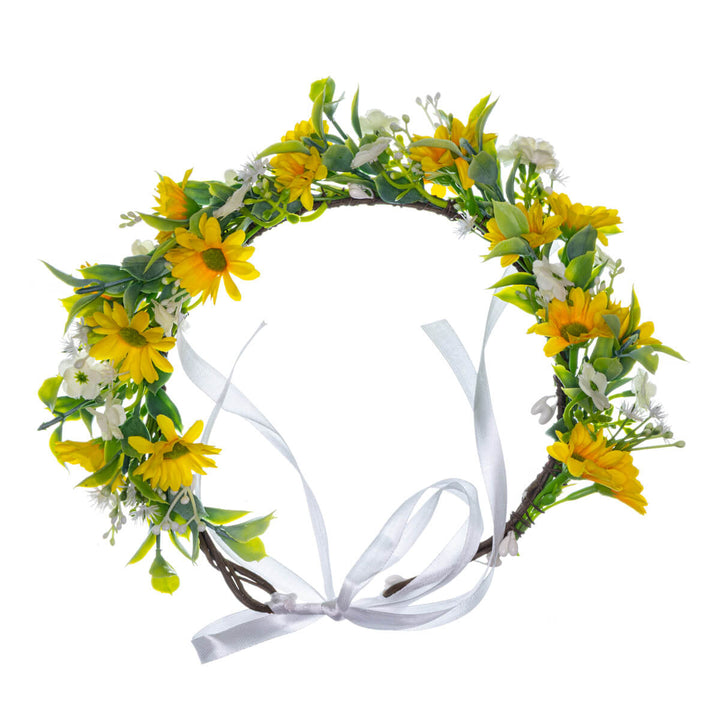 Flower Wreath of Small Sunflowers