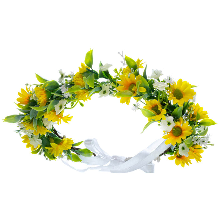 Flower Wreath of Small Sunflowers