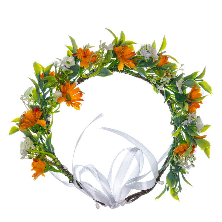 Flower Wreath of Small Sunflowers