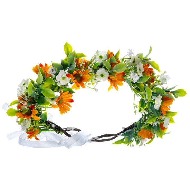 Flower Wreath of Small Sunflowers