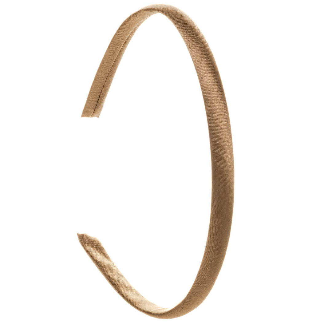 Smal hårband i satin, 1 cm