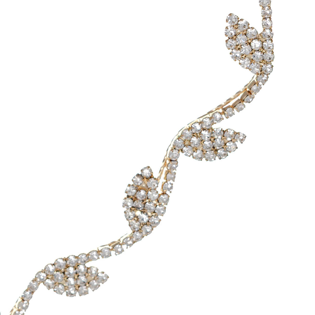 Shapeable hair ornament stony leafy vine 30cm