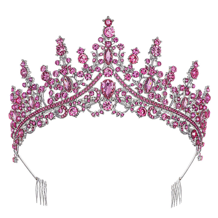 A stunning princess tiara with glass stones