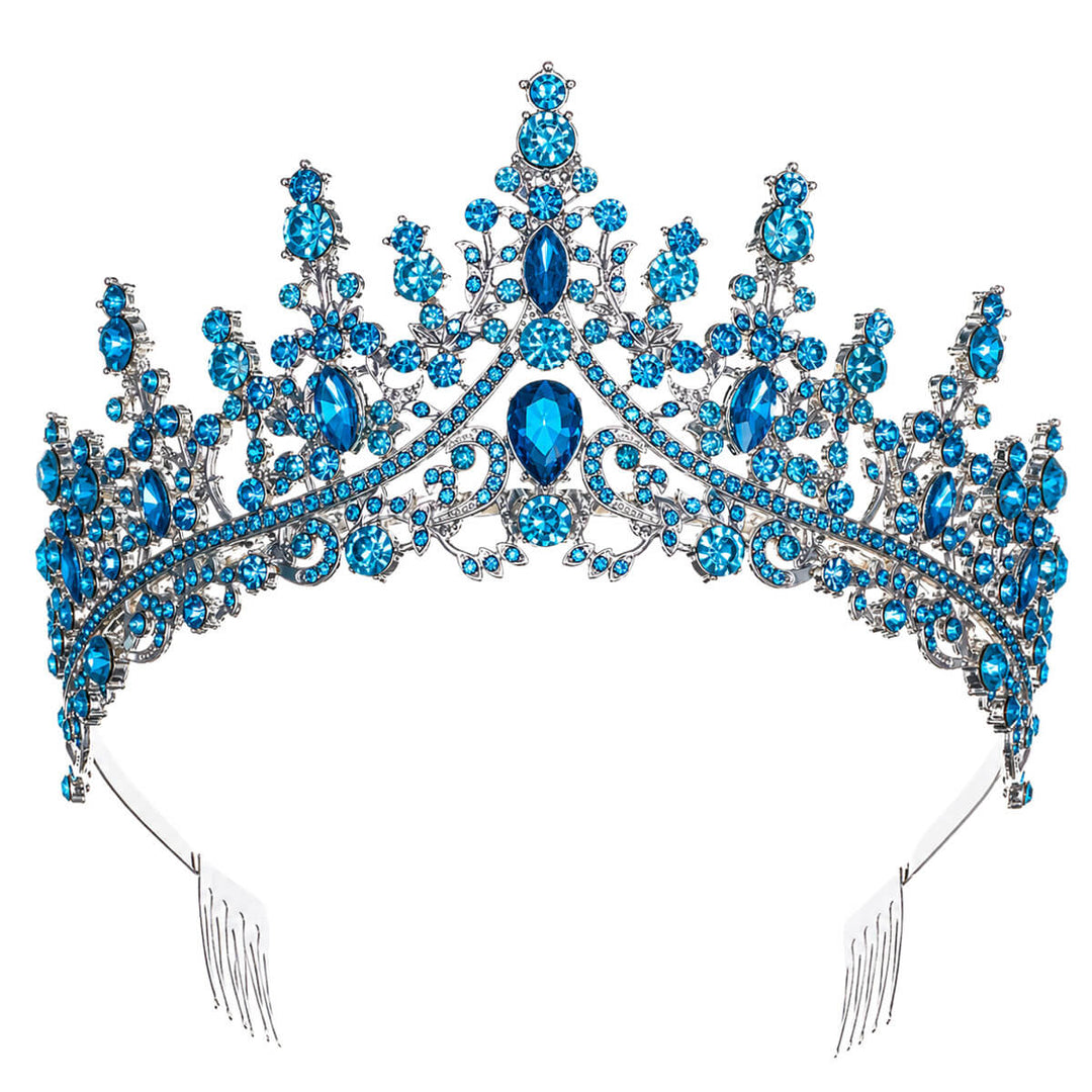 A stunning princess tiara with glass stones
