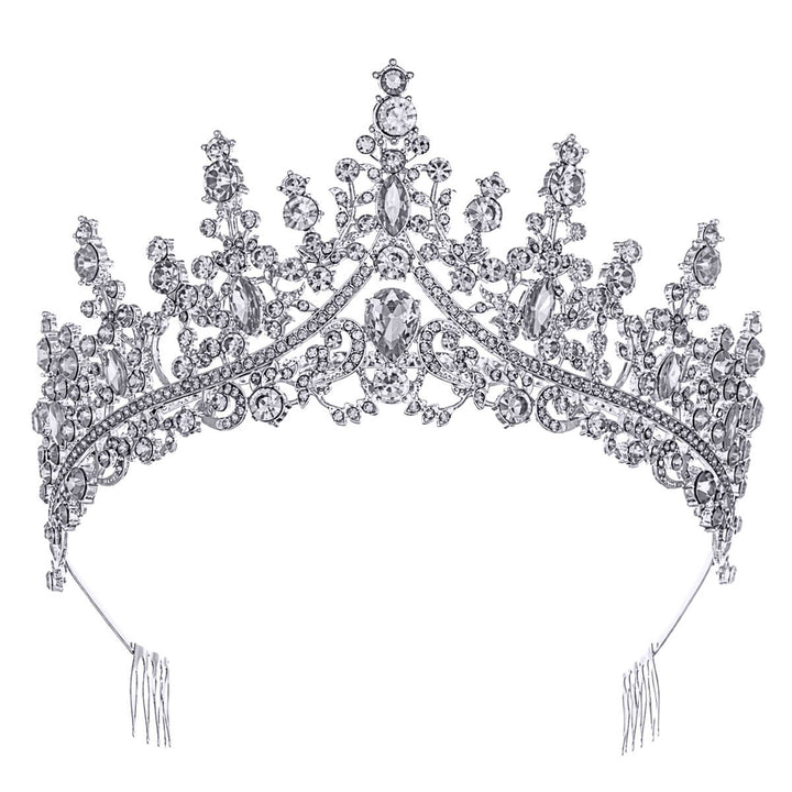 A stunning princess tiara with glass stones
