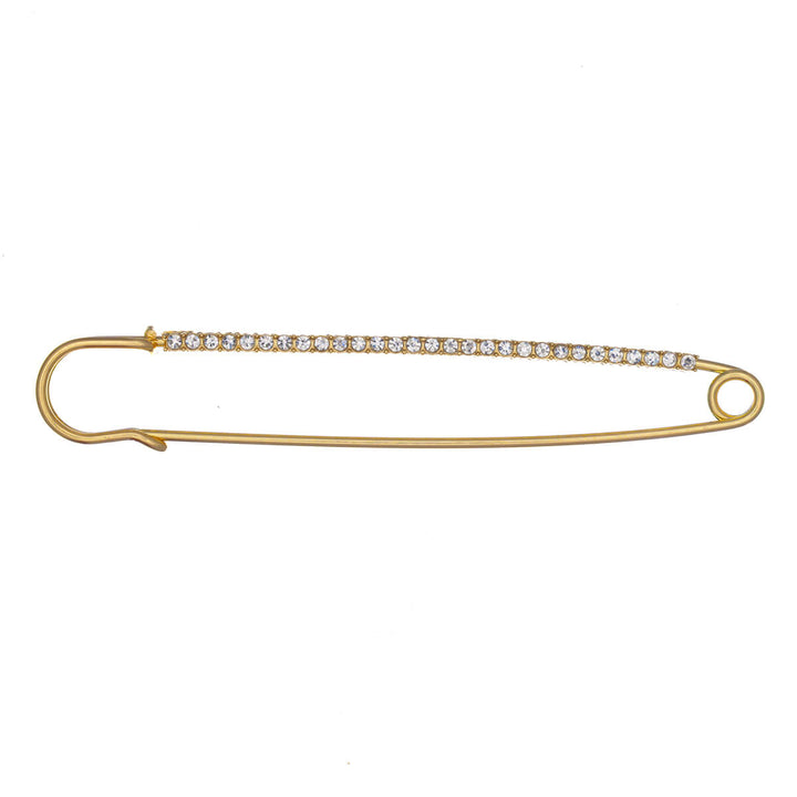 Bröstsmycke med strass och hake, 10 cm