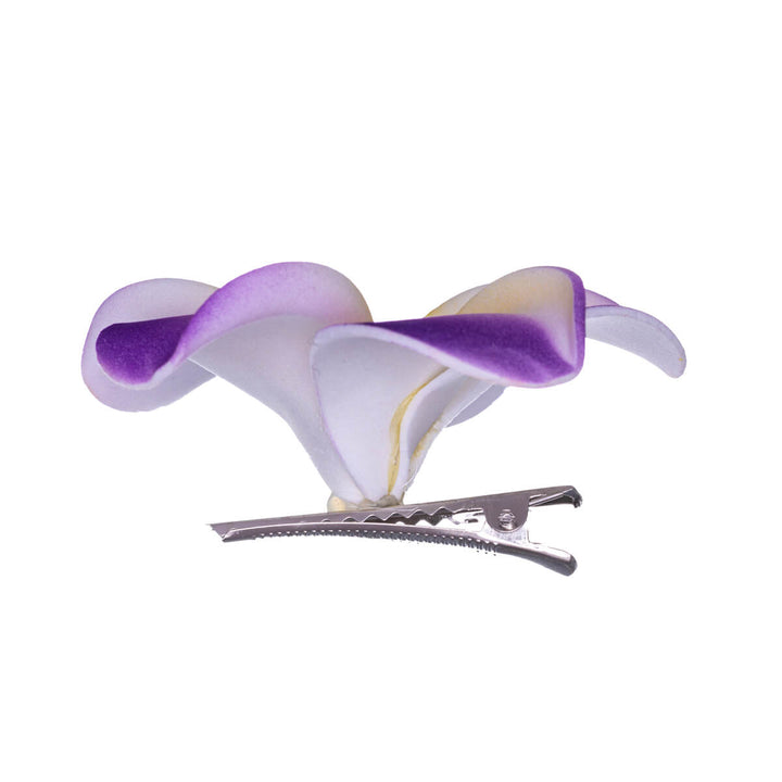 Plumeria hair flower hair clip 7cm