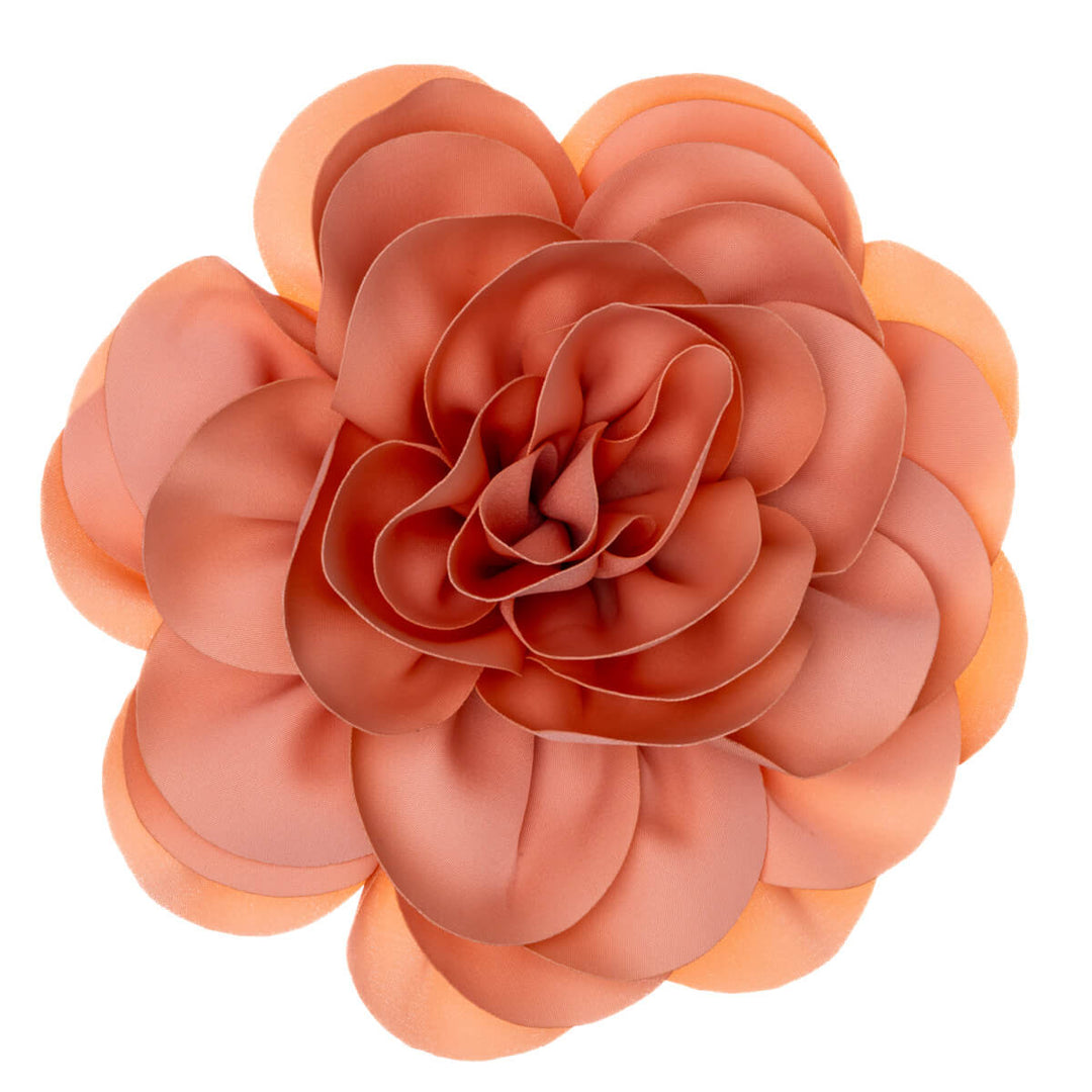 A spectacular big hair flower and Flower brooch 15cm