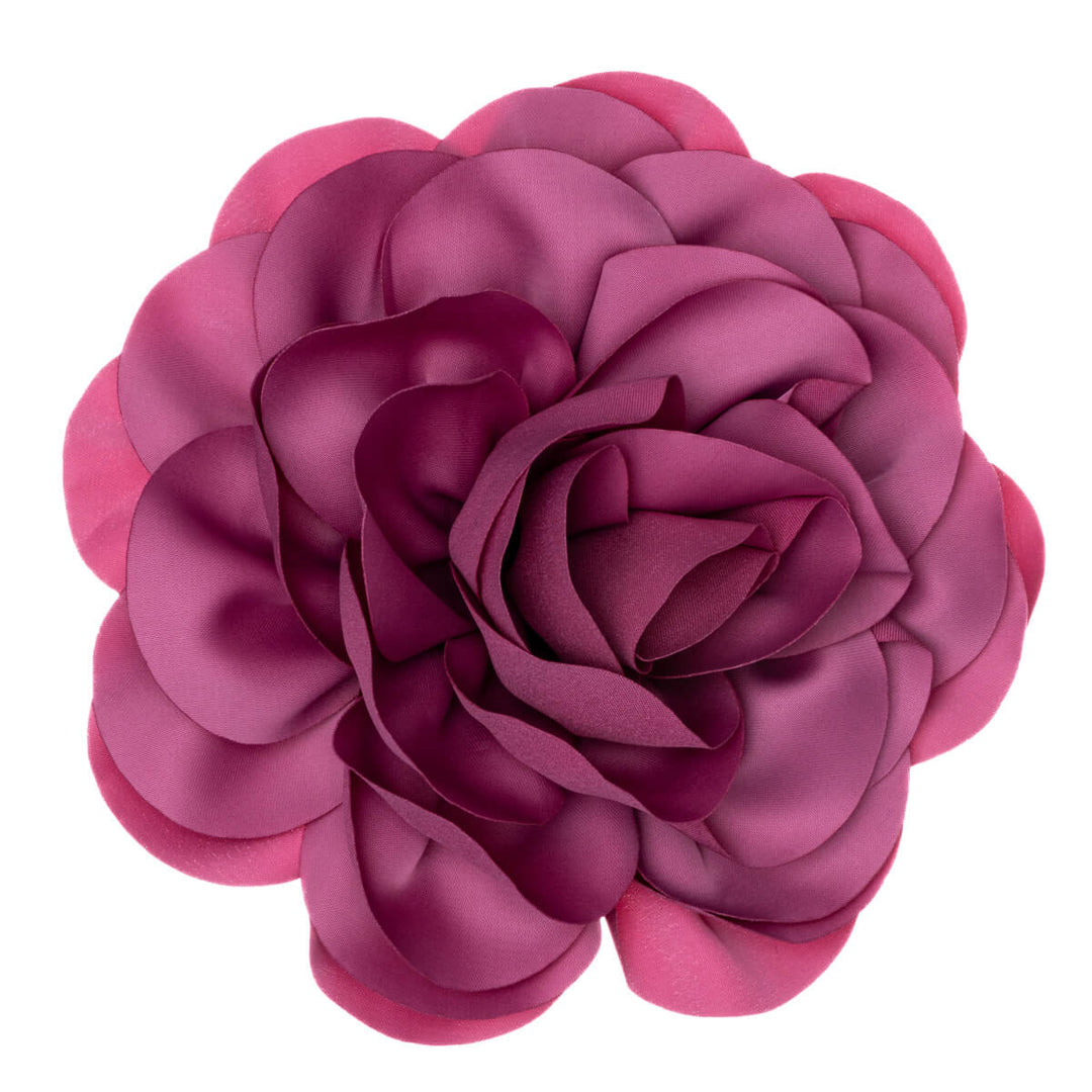 A spectacular big hair flower and Flower brooch 15cm